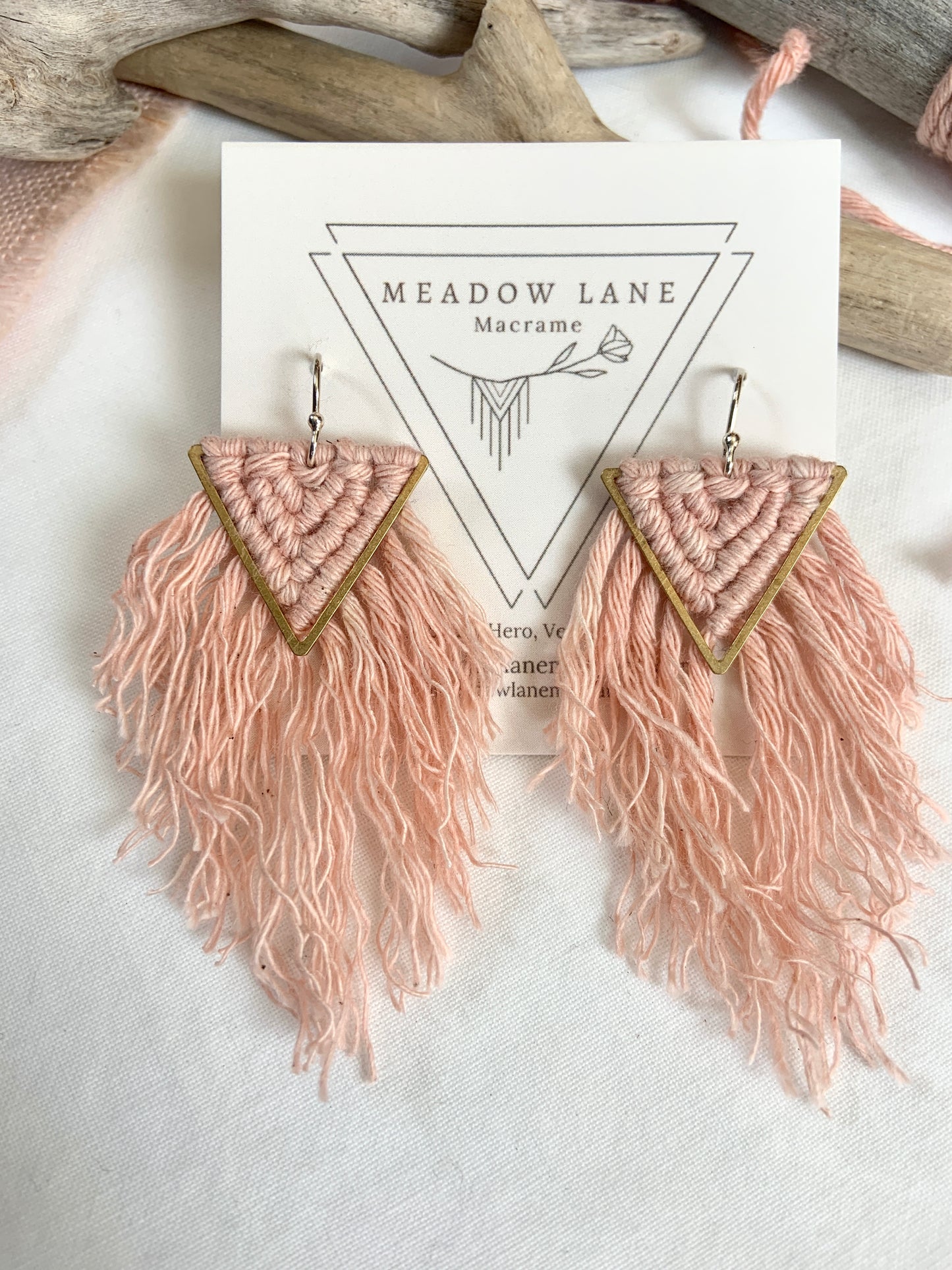 Longer Triangle Earrings