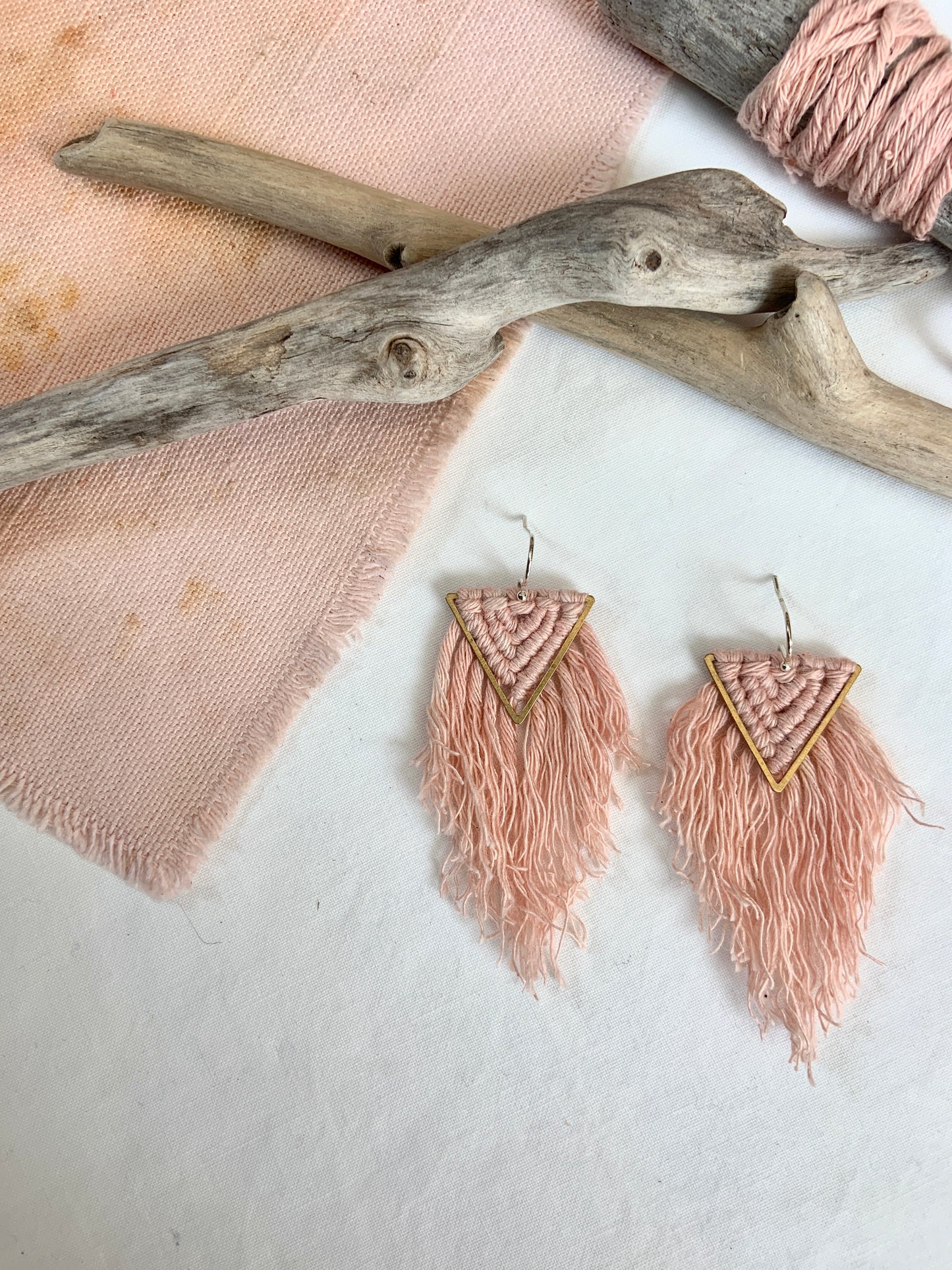 Longer Triangle Earrings