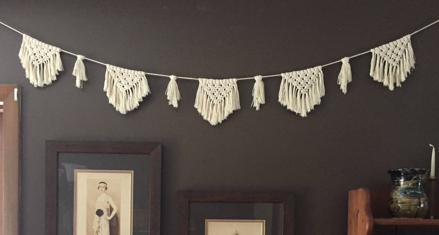 Tassels & Fringe Macrame Garland