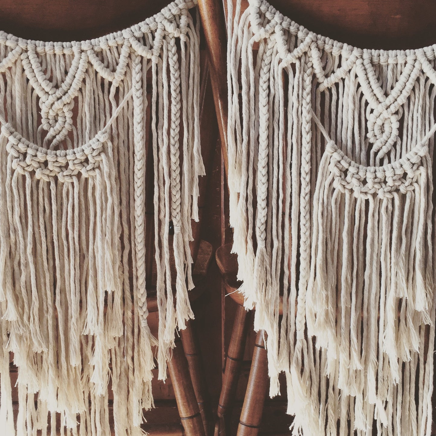 Wedding Chair Macrame Garland